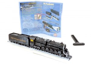 Lok von Polarexpress aus Maxi Ei, funktionsfähig mit Diashow. Dazu gehört noch ein Beipackzettel.