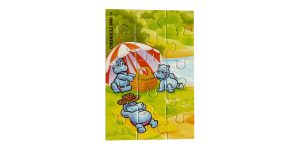 Puzzleecke von den Happy Hippos unten links ohne BPZ