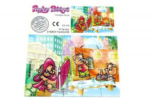 Pinky Piggys Puzzleecke oben links mit Beipackzettel
