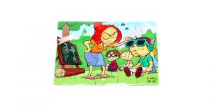Funny Students 2 Puzzleecke mit Beipackzettel