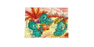 Drolly Dinos Puzzleecke oben links ohne BPZ