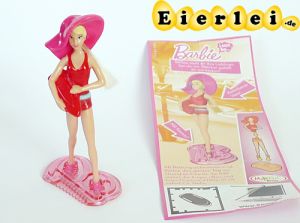 Rettungsschwimmerin mit Beipackzettel aus der Serie Barbie I CAN