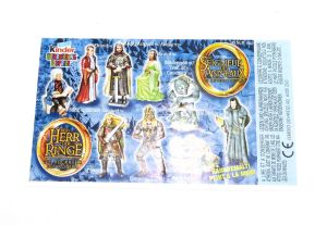 Herr der Ringe 3 Beipackzettel aus Frankreich Le Seigneur des Anneaux