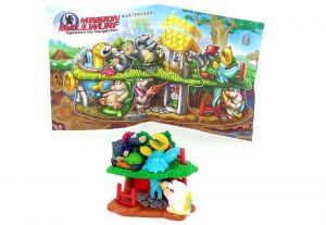 Mission Maulwurf, Gartenland Monsterblume und der Beipackzettel dazu.