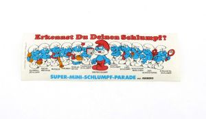 Beipackzettel von Erkennst Du Deinen Schlumpf in sehr schönen Zustand