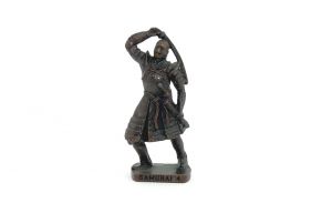 Samurai 4 aus Kupfer (Metallfigur)