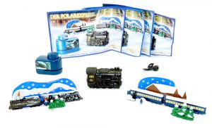 Spielzeugsatz vom Polarexpress, alle 4 Inhalte mit deutschem Beipackzettel.