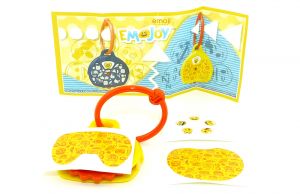 EmoJoy Emoji - Scheiben in gelb mit Beipackzettel