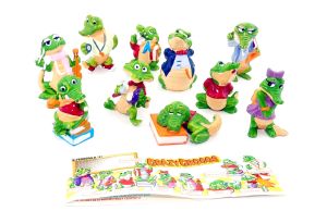 Die Kroko Schule "CRAZY CROCOS" mit Beipackzettel (Sätze Europa)