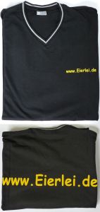 Eierlei T-Shirt in schwarz Größe XL