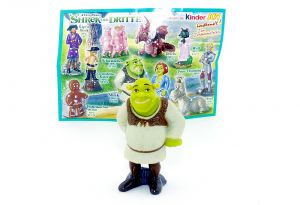 Shrek Figur mit Beipackzettel aus den Film Shrek der Dritte