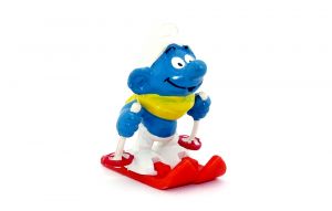 Pommes Frites Schlumpf orange Pommes 20131 PVC Figur Schlümpfe Smurfs