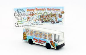 Tour Bus der Top Ten Teddies mit Beipackzettel