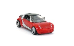 Smart Roadster Coupé in rot als Automodell Maßstab 1:87