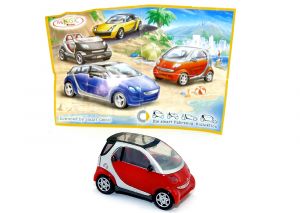 Kollektion 2004 Die smart Fahrzeug Auswahl Komplettsatz / Autos Ü-Ei 