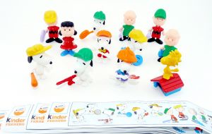 Steckfigurensatz von PEANUTS - SNOOPY 1993 mit allen BPZ