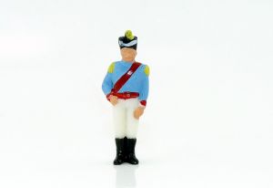 Soldat mit Federbusch von 1977 - 1978 (Alte Ü-Ei Figuren)
