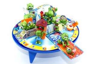 Überraschungsei Diorama der Super Spacys mit Banderole im original Karton