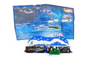 3D Puzzle Lokomotive von Polarexpress mit deutschen Beipackzettel