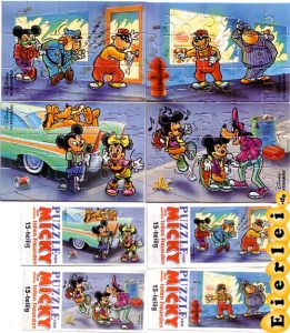 Komplettpuzzle von Micky und seinen Freunden mit 4 BPZ, Top Zust