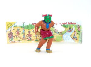 Stampfender Mokassin aus der Serie Im Tal der Trapper und Indianer mit Zettel