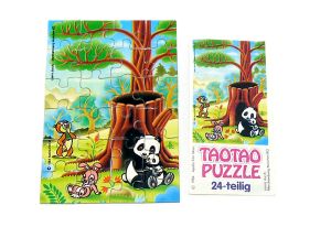 Tao Tao Puzzle oben rechts mit einem Beipackzettel (Rarität)