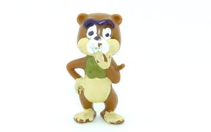 Affe Kiki steht in Vorserienbemalung von den Tao Tao (Ü-Ei Rarität)
