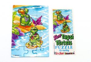 Puzzleecke unten rechts von den Teeny Tapsi Törtels mit Beipackzettel