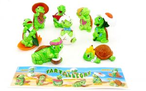 Satz Tartallegre Figuren von 2003 mit einem Beipackzettel (Sätze Ausland)