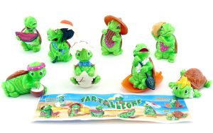 Figurensatz von den TARTALLEGRE aus dem Merendero Ei - Kinder Joy