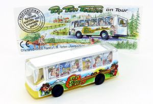 Tour Bus von den Top Ten Teddies mit Beipackzettel