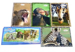 Lustiges Tierpuzzle komplett aus Deuschland von 2009 mit 4 Beipackzettel
