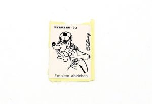 Tricky Tom Emblem Aufkleber auf Folie von 1990