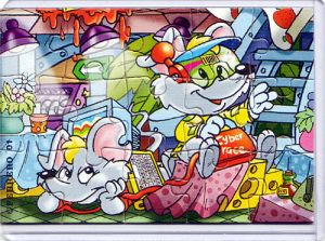 Mega Mäuse Puzzleecke unten links (Ü-Ei Puzzle)