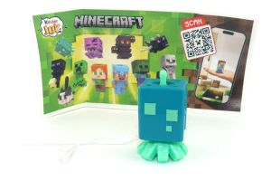 Tintenfisch aus der Kinder Joy Minecraft Serie 2026  komplett [Kennung VC328]
