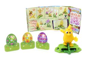 Gelbes Kücken aus der Ostern 2025 Serie mit der Kennung VT347