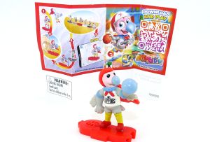 NBA Mascot der CLIPPERS  aus den USA mit Beipackzettel aus dem Kinder Joy Ei (Kennung VU451)