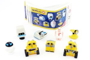WALL-E von 2008. Alle 8 Figuren der Serie (Firma ZAINI)