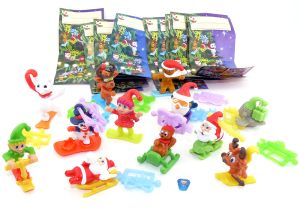 Komplettsatz Ü-Ei Figuren Weihnachten 2025 alle 12 Figuren