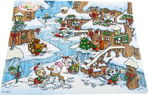 Maxi Ei Puzzle der Wichtel mit Beipackzettel (150 Teile Puzzle, leuchtet im Dunkeln)