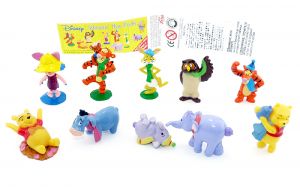 Disney Winnie the Pooh Figurensatz mit Beipackzettel [Firma Zaini]