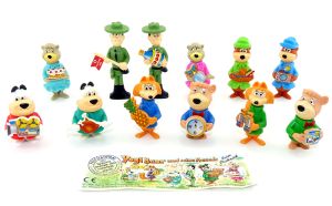 Yogi Bear und seine Freunde beim Picknick (Satz mit Beipackzettel)