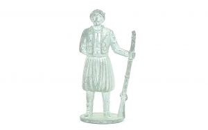 Gemeiner Soldat verzinkt aus der Serie Soldaten 19 Jahrhundert. 40mm groß (Metallfiguren)