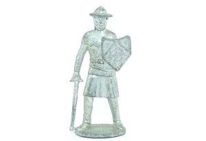 Englischer Kriegsknecht verzinkt. Höhe 40mm (Metallfiguren)