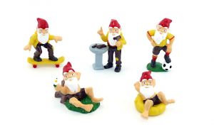 5er Set Wurzelpeter Figuren "Gummifiguren"