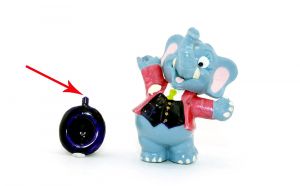 Ü Ei Maxi Ei Figur Elefant im Karusell Free Fall Tower mit Schleudervorrichtung 