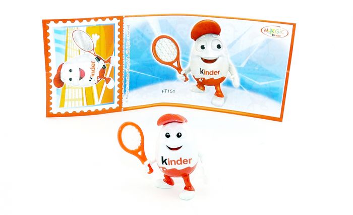 Kinderino Sport, Tennisspieler mit Beipackzettel