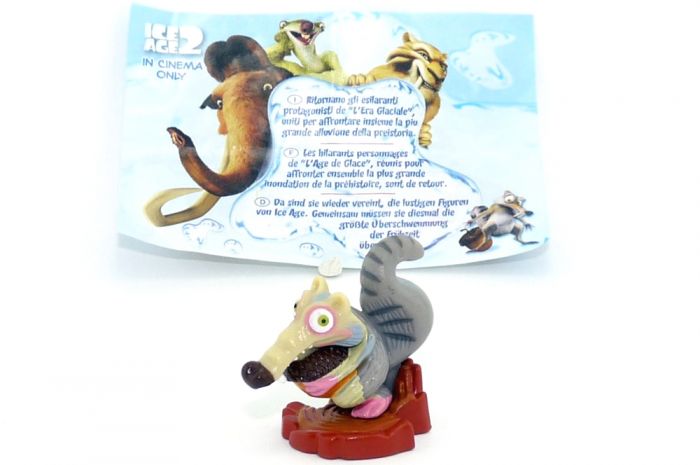 Scrat mit deutschen mit Beipackzettel (ICE AGE 2)