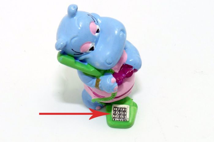 Babsy Baby, wo der Nummernblock auf dem Telefon doppelt gedruckt wurde