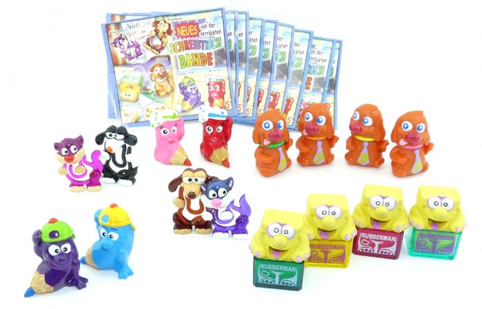 Alle 14 Figuren der Schreibtischbande 2004 (Komplettsätze)